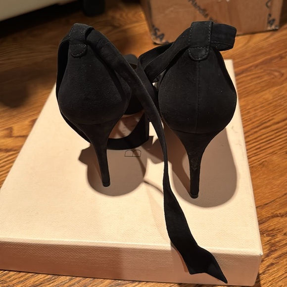 NEW Alexandre Birman Clarita 85 Suede Pump, Black, Size 7 - Picture 5 of 7